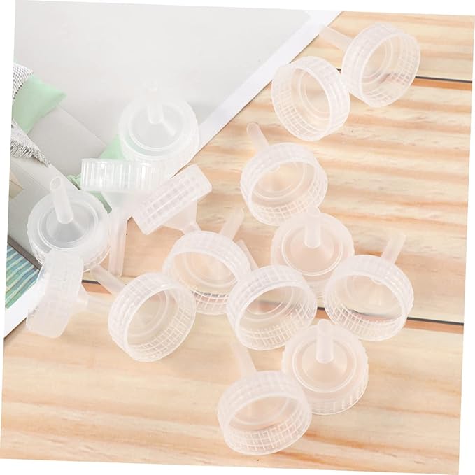 15pcs Hatching Bottle Caps, Shrimp Feeding Bottle Cap Hatching Bottle Hatchimal Incubators for Shrimp breeding brine Shrimp Eggs, Aquarium-Bottle Caps Accessories