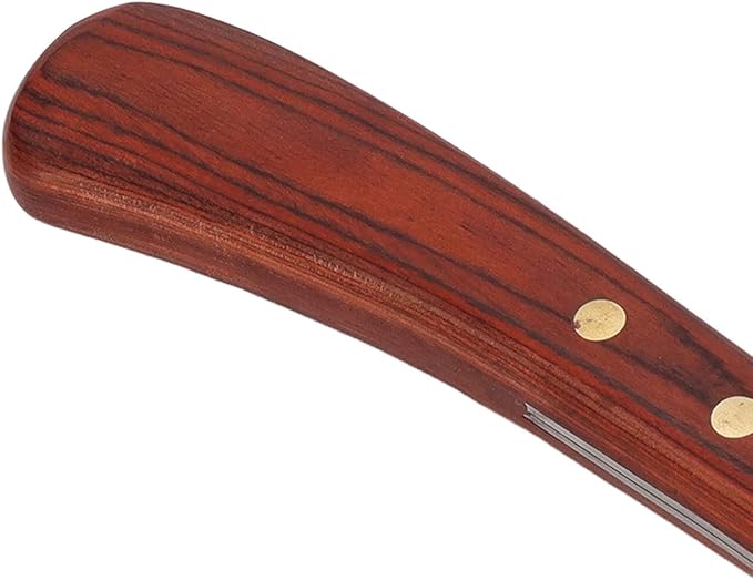 Stainless Steel Blade Rubber Wood Handle Hoof Trimmer Shears Cutter, Exquisite Design, Non Slip, Wide Application for horse Hoof Trimming Tools