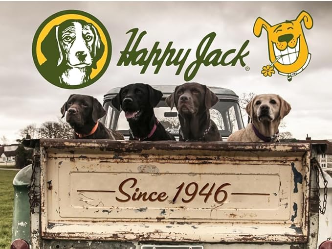 Happy Jack Mange Medicine & Mange Treatment for Dogs & Horses - Brings Relief to Severe Mange, 8oz