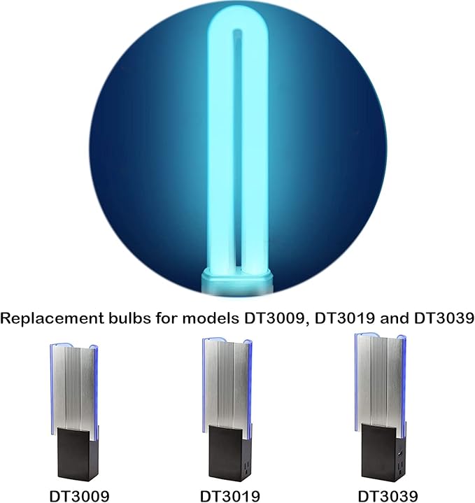 21050 Replacement Bulbs for DynaTrap | 9W Bulbs for Models DT3009, DT3019 and DT3039 - 3 Pack Mike Tyson