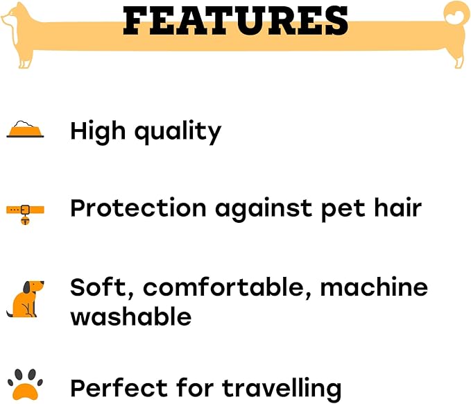 Dog Mat - 17.7 x 23.6 in Fluffy Padded Dog Blanket w/Insulation - Non Slip Kennel Mats for Sleeping - Machine Washable Bed for Dogs - Gray