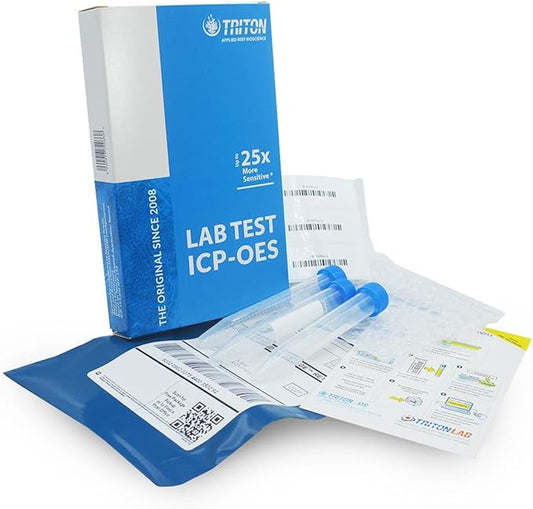ICP-OES Water Test- Full Panel of 32 Elements - Saltwater Reef Testing Kit