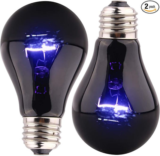 Reptile Heat Lamp - 60 Watt Reptile Night Heat Bulb Terrarium Moon-Like Light Bulb for Bearded Dragon Gecko Snake Turtle and Lizard