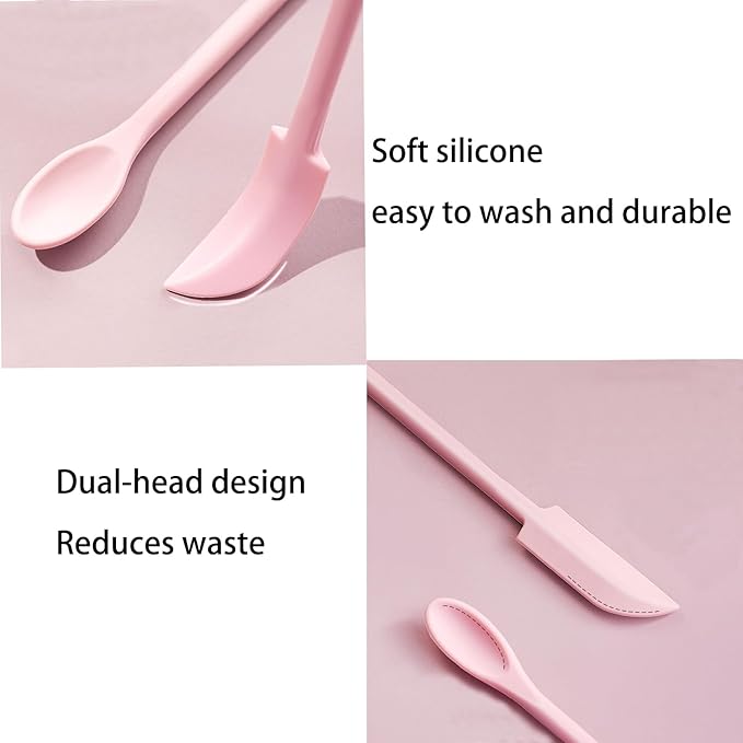 2Pcs Reptile Powder Fruit Mixing Stirring Food Feeding Spoon Reptile Stirring Food Feeding Spoon fit Crested Geckos, Lizards, Bearded Dragons,Chameleons and Other Reptiles