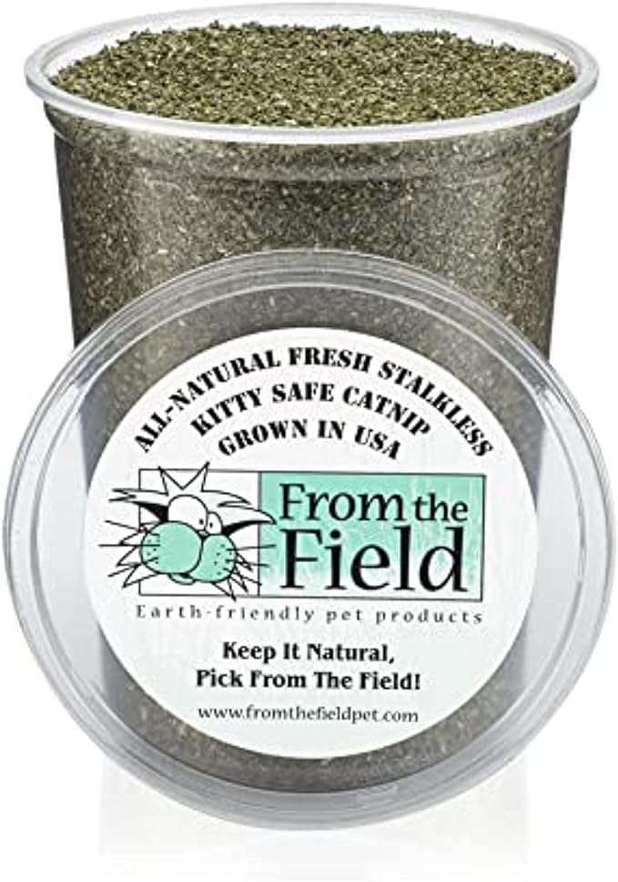 From The Field 6-Ounce Catnip Kitty Safe Stalkless Tub