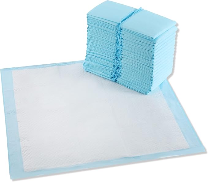 CALPALMY (80-Pack) 24"x24" Pet Training Pee Pads, Ultra Absorbent Pee Pads for Dog and Puppy - with Leak-Proof Moisture Locking Technology Disposable Pet Pads for Puppies, Dogs, Cats, Rabbits