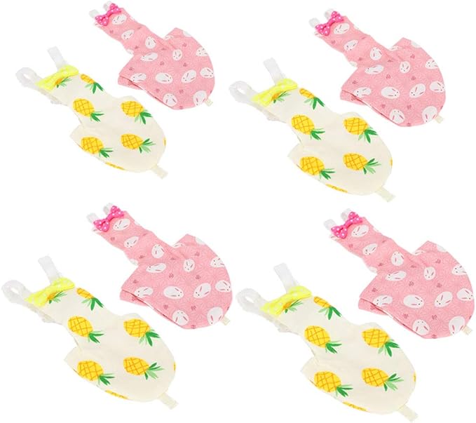 Pet Bird Cute Diaper Parrot Diaper Flying Costume Reusable Diaper Bird Diaper for Parrots Pigeons Pet Supplies (L)