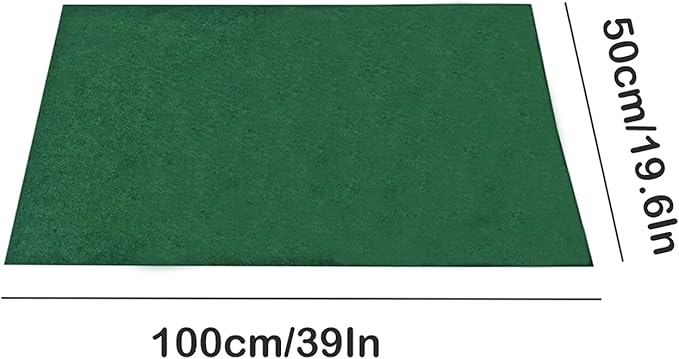 HERCOCCI Reptile Carpet, 39’’ x 20’’ Terrarium Bedding Substrate Liner Reptile Cage Mat Supplies for Bearded Dragon Lizard Tortoise Leopard Gecko Snake (Green)