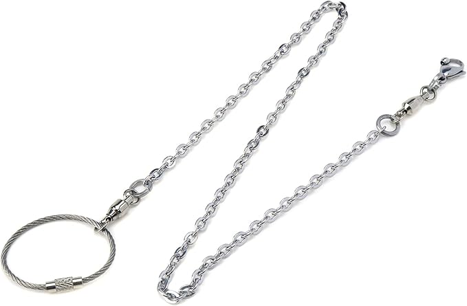 1 Set of Birds Foot Chain Metal Parrot Ankle Foot Ring 12mm Split Parrot Leg Ring Light Light Weight Ankle Foot Ring Chain for Bird Pet Parrot
