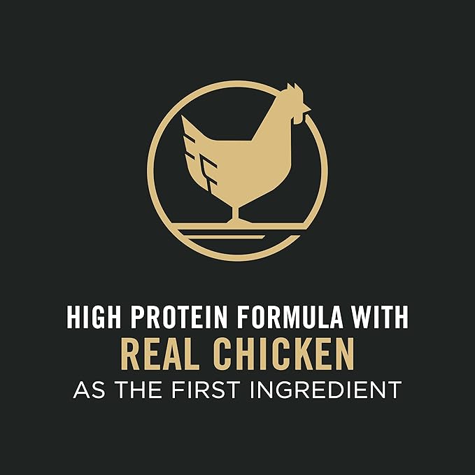 Purina Pro Plan Small Breed Dog Food With Probiotics for Dogs, Shredded Blend Chicken & Rice Formula - 18 lb. Bag