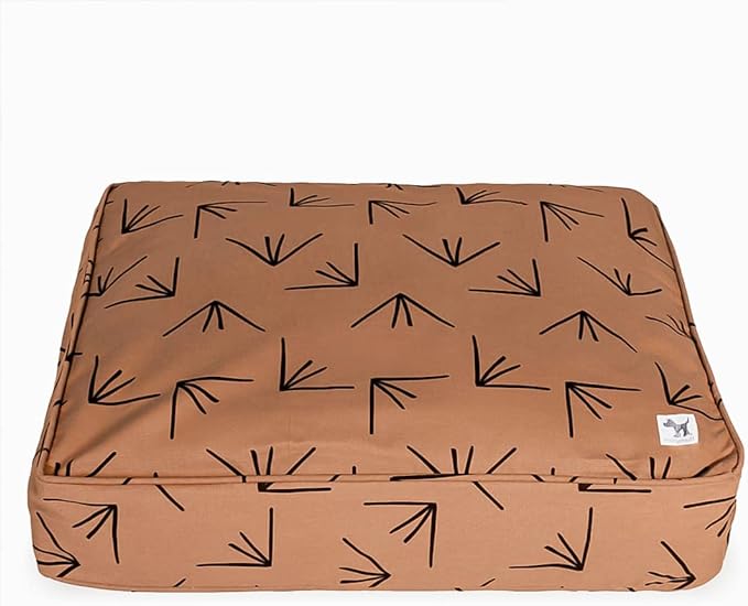 Molly Mutt Medium to Large Duvet Cover, Heat Waves, Brown with Black Accents 36"x45"x5"