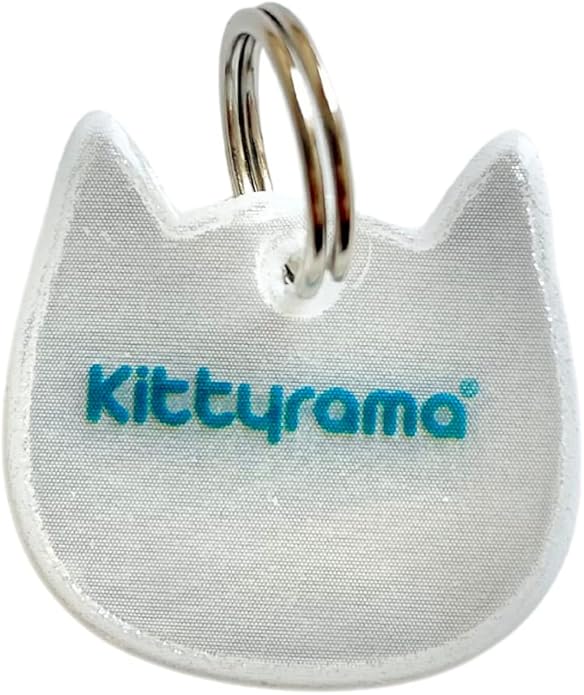 Reflective Cat Charm. Safety Cat Tag. Lightweight, High Visibility, Waterproof. Fits All Reflective Cat Collars. Other Styles Available