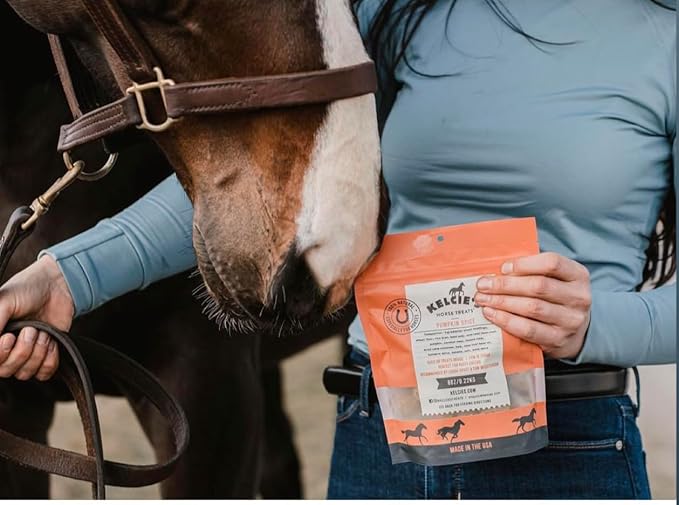 Horse Treats for Training and Bonding - Made with All-Natural Flavors, Horse Treats Low Sugar Delights of Pure Flavor and Health, Suitable for Horses with Cushing's, 8oz Bag