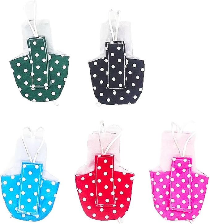 5 PCS Dot Liners Washable Reusable Protective Bird Harness Bird Diaper Flight Suite Liners