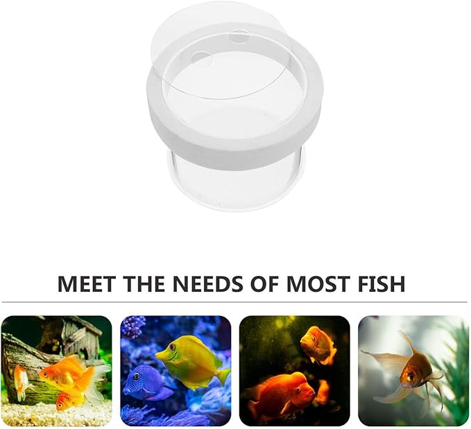 Box Fish Tank Box Baby Fish Separator Fish Spawning Incubator Aquarium Breeding Tank Aquarium Incubator Betta Fish Tank Floating Aquarium White Acrylic Small Fish