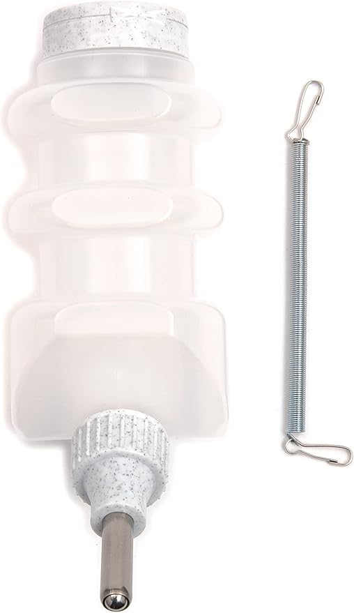 Lixit Top Fill NO-Drip Water Bottles for Dogs. (16 FL Oz (Pack of 1), White)