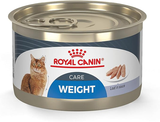 Royal Canin Feline Weight Care Loaf in Sauce Canned Adult Wet Cat Food, 5.1 oz Can (24-Count)