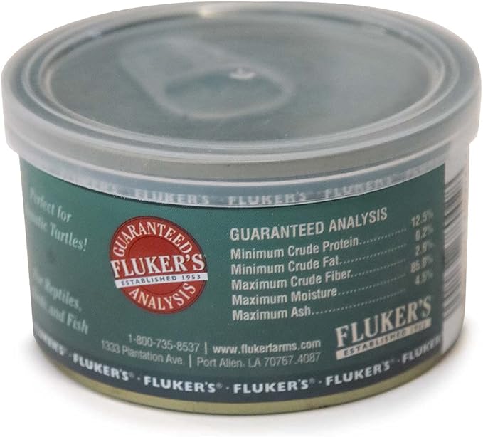 Fluker's Gourmet Canned Food for Reptiles, Fish, Birds and Small Animals, River Shrimp 1.2 oz