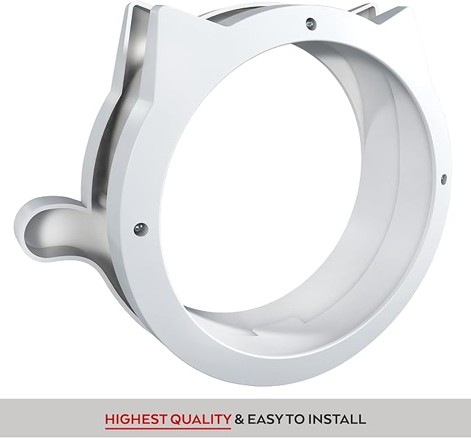 LYNX Cat Door Interior Door - Unique Stylish Design - HQ & Easy To Install Interior Cat Door For Small To X Large Cats. Pet Doors For Cats - Indoor Cat Door Without Flap. For Kitty & Cats Up To 25 Lbs