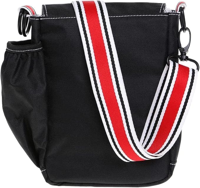 DOOG | Walkie Bag | Adjustable Shoulder Bag with Poo Bag Compartment and Water Bottle Compartment | Black
