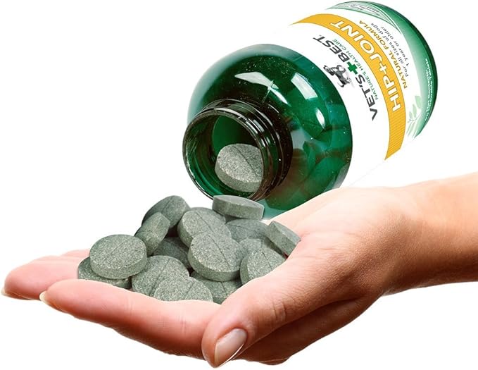 Vet's Best Advanced Hip & Joint Dog Supplements | Formulated with Glucosamine and Chondroitin to Support Dog Joint and Cartilage Health | 90 Chewable Tablets