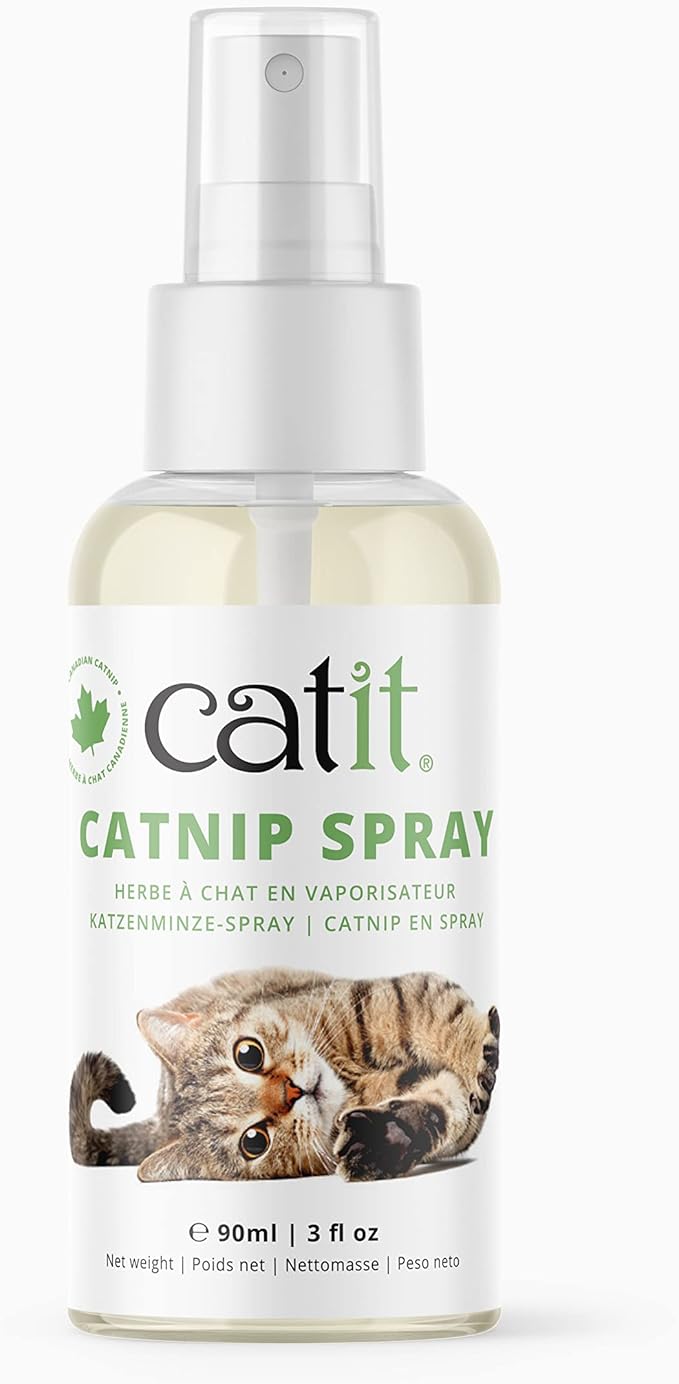 Catit Catnip Spray for Stimulating Indoor and Outdoor Cats