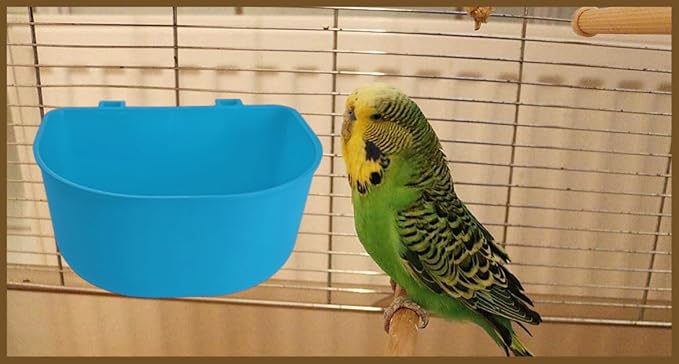 20 Pack Cage Cups Feeder Waterer Food Bowl 25 OZ Water Dispenser Hanging Seed Dish Drinking Coop Cup Treats Container for Chicken Bird Rabbit Bunny Parakeet Pigeon Small Animal Poultry Cat