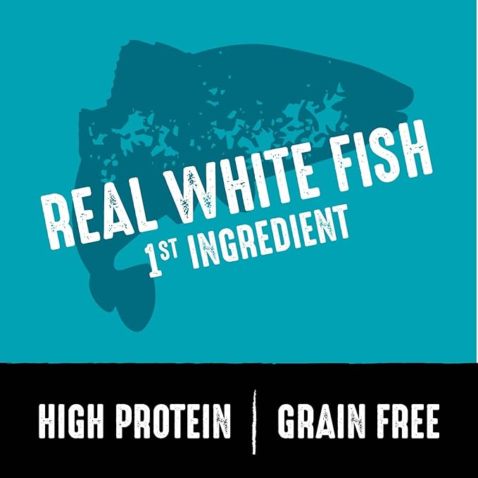 CRAVE Grain Free High Protein Adult Dry Dog Food, White Fish & Salmon, 22 lb. Bag