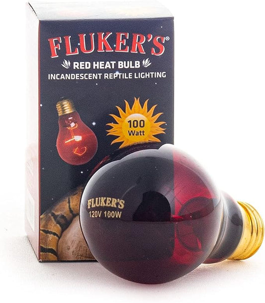 Fluker's 100 Watt Red Heat Bulb for Reptiles, 1 Count