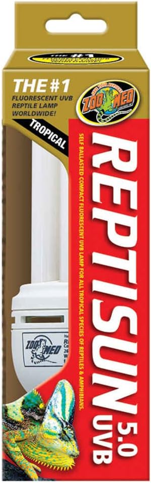 Zoo Med ReptiSun Tropical Compact Fluorescent UVB Lamp, 26 Watts