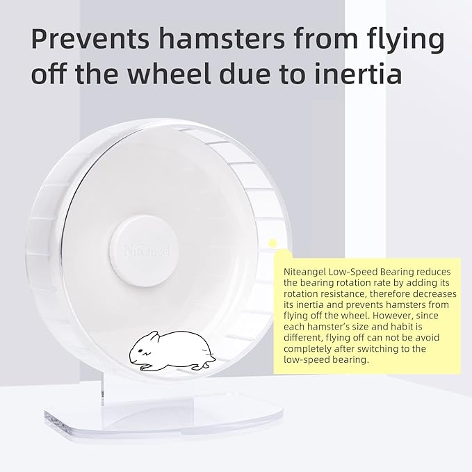 Niteangel Hamster Wheel Accessories - fits for Niteangel Super-Silent wheel series | Acrylic wheel series | Cloud wheel series | Wooden wheel series (Super Silent Wheel Bearing - Normal Version)