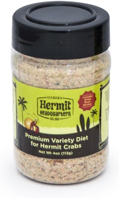 Fluker's Premium Variety Diet, Food for Hermit Crabs 4 oz