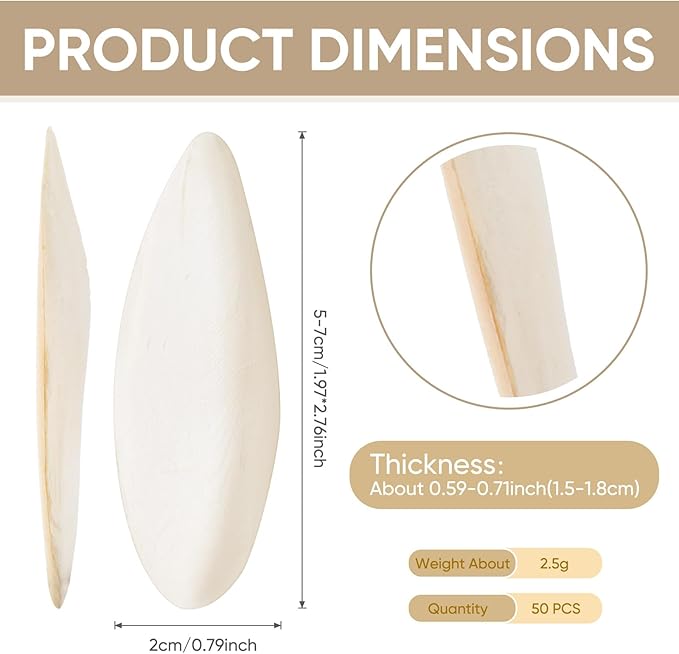 50 Pcs Cuttlebone for Birds Chewing Cuttlefish Bone for Sharp Beaks Birds Calcium Natural Cuttlebone for Birds, Tortoises, Snails, Reptiles, Cockatiels
