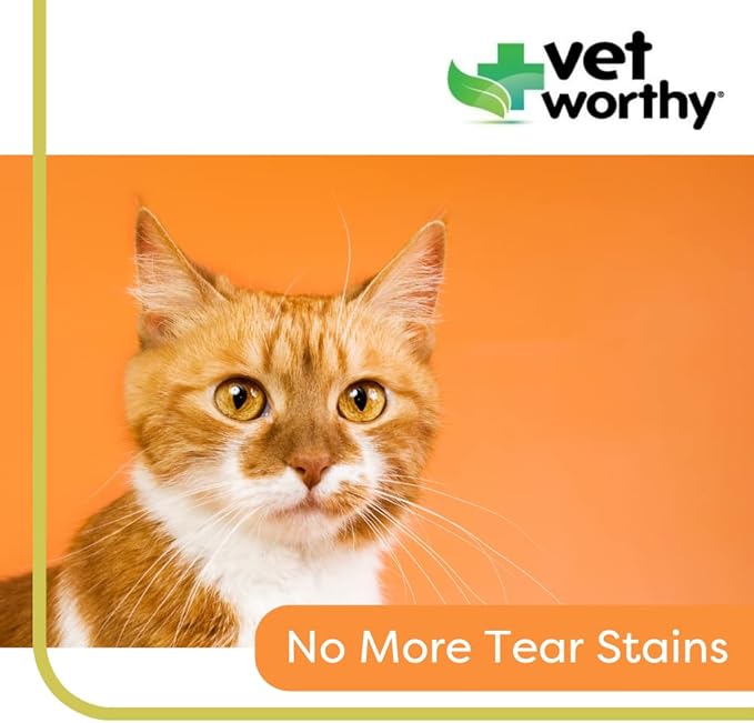 Vet Worthy Tear Stain Cleaner for Cats (4 oz)