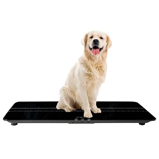 SIKE Digital Pet Scale for Small-Medium Dogs/Large Cat, kg/lb/St:lb, Max 220 lbs, Precision 10g, for Animals up to 60 cm Back Length；Note: Not Suitable for Medium to Large Dogs