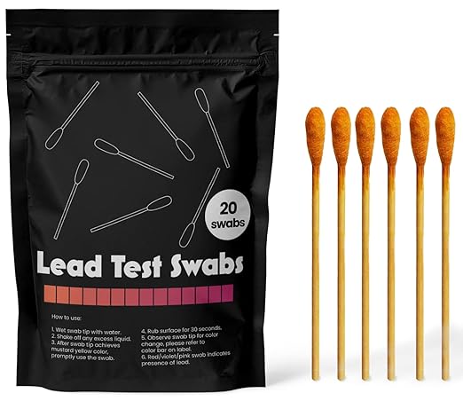 Lead Test Kit - Instant Testing Swabs for Lead (inc Lead Paint) (20)