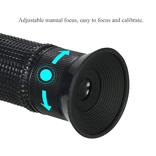 Clinical Refractometer Veterinary Hand-Held Refractometer Vet Veterinary Medicine RHC-300 Serum Protein Urine Density for pet Dog (Large Animal) and cat