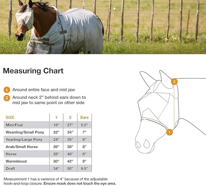 Cashel Crusader Fly Mask, No Ears or Nose