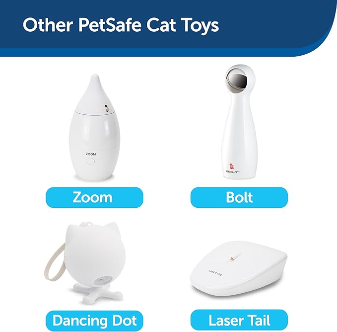 PetSafe Slimcat Feeder Ball - Interactive Game for Your Cat - Fill with Food and Treats - Blue