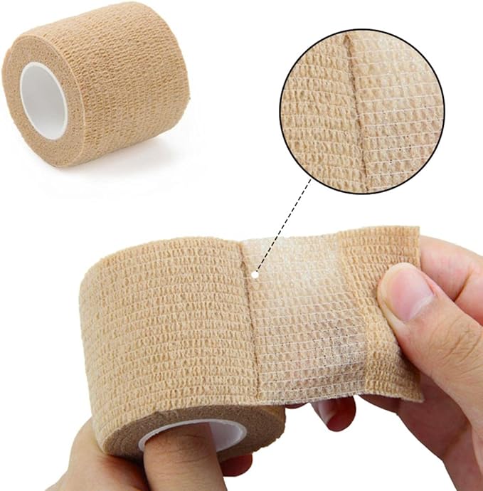 16 Pack Self Adhesive Bandage Wrap 3 inch, Self Sticking Bandage Wrap, Self Adherent for Wrist Ankle Sprains, Vet Wrap for Animals Pet(Pink)