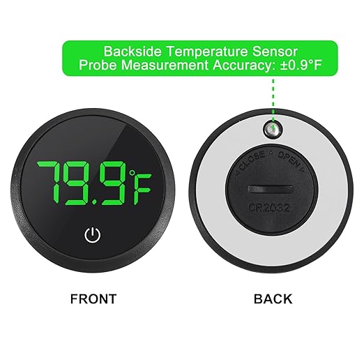 2pack LED Digital Aquarium Thermometer, Tank Thermometer Aquarium Temperature Measurement Display Thermometer for Fish,Turtle and Aquatic