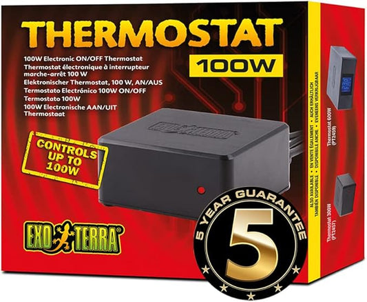 Hagen Exo-Terra Electronic ON/Off Thermostat, 100 Watt