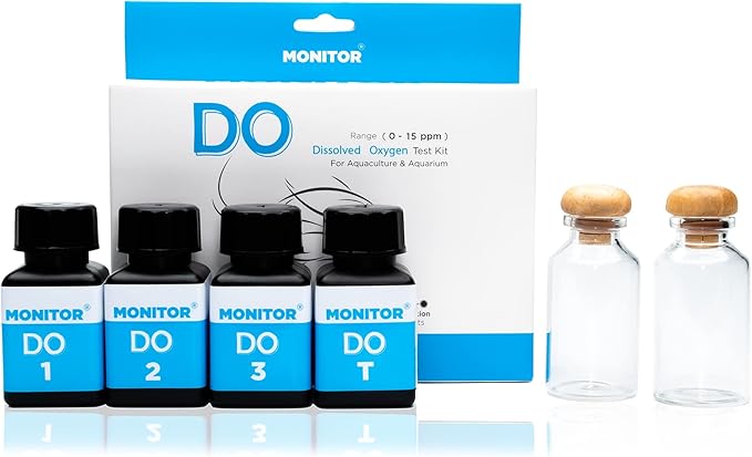 Monitor DISSOLVED Oxygen, Chlorine, Calcium/Magnesium HIGH Salinity (Salinity > 5 PPT) Test KIT_Combo Set