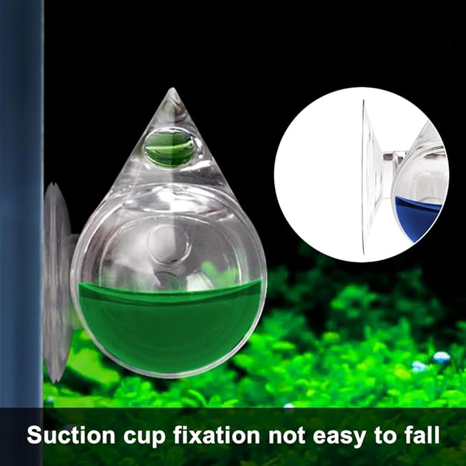 MiOYOOW CO2 Drop Checker, Aquarium CO2 Monitor CO2 Detector Without Solution for Aquarium Planted Tank, Easy to Observe and Judge Results
