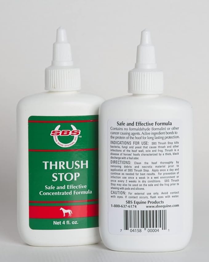 SBS Equine Thrush Treatment for Horses for The Finest Horse Care | The Horse-Journal’s Product of The Year and #1 Pick Against Hoof Thrush (4 Fluid Oz)