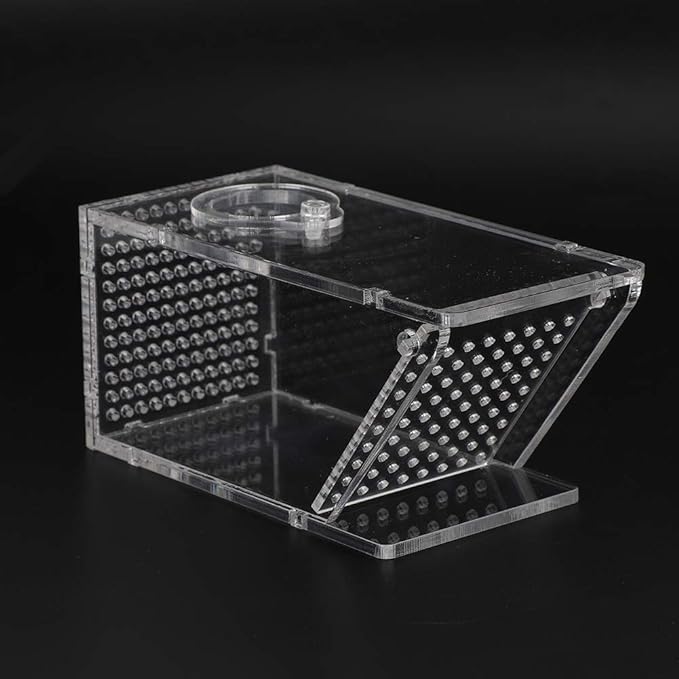 hong Fish Trap Catcher Box, Fish Tank, Tasteless Non-Toxic Safe for Fish Tank Aquarium