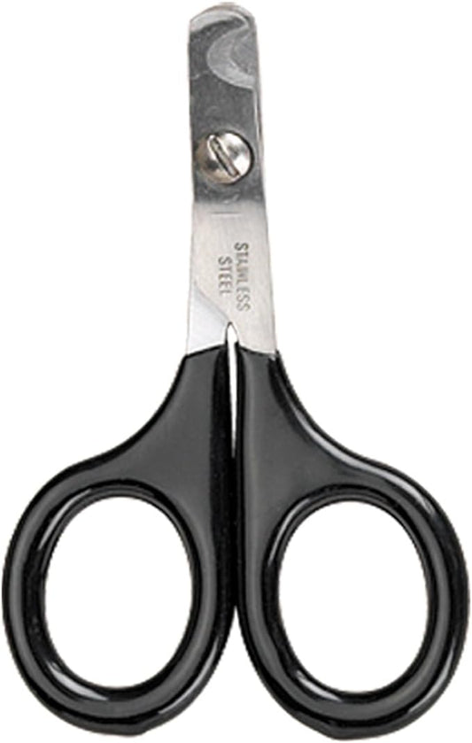 Master Grooming Tools Pet Nail Scissors — Stainless Steel Scissors for Trimming Nails on Cats and Birds - Small, 3½"