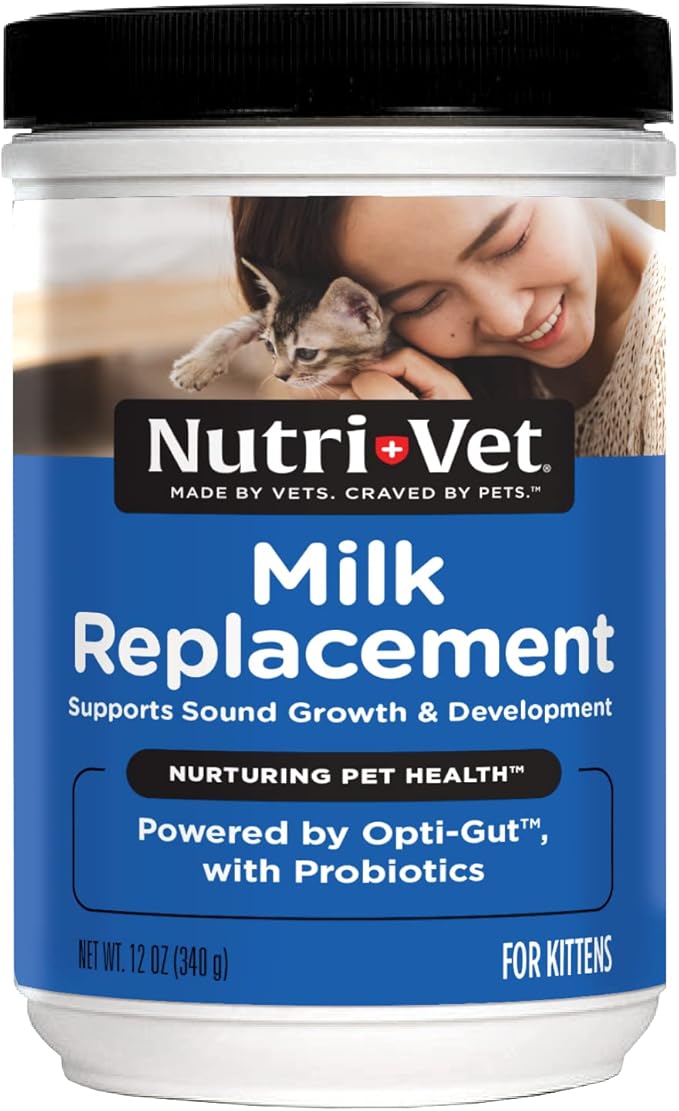 Milk Replacement Powder for Kittens, 12 oz