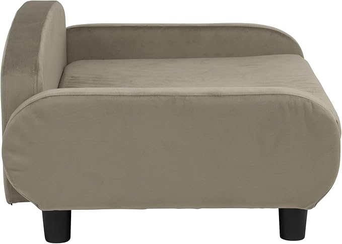 Paws & Purrs Modern Pet Sofa 41.5" Wide for Large Dog with Removable/Washable Mattress Cover