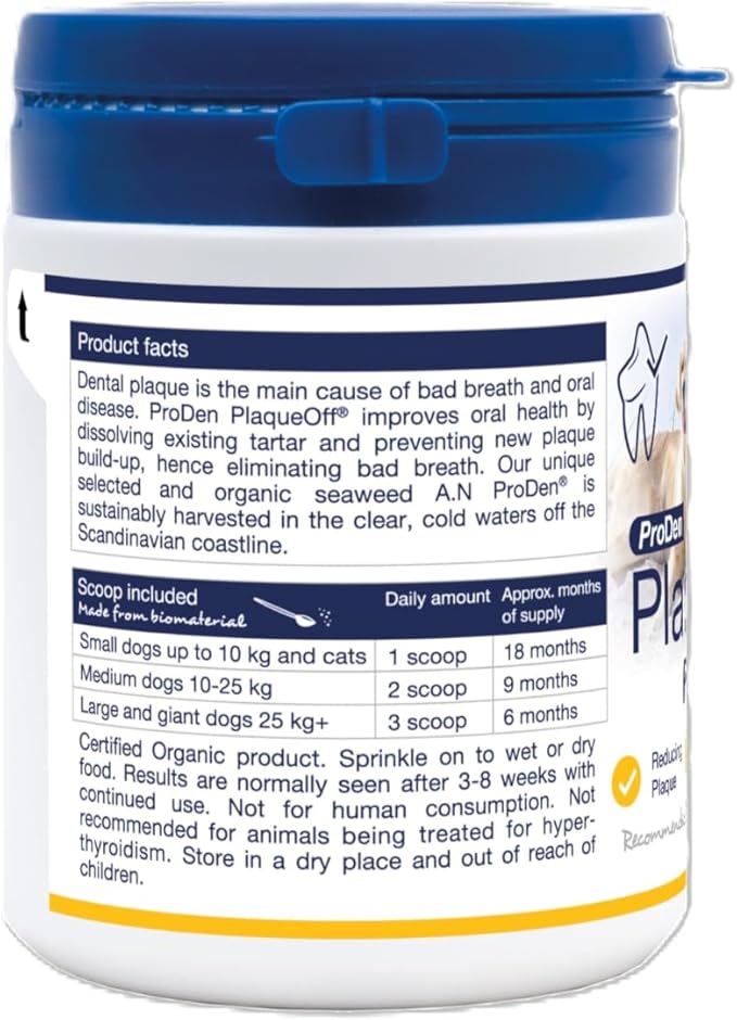 Proden PlaqueOff Dental Care for Dogs and Cats, 180gm